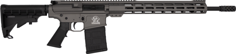 GLFA AR-15 Rifle .308 Win 10RD Magazine 18" Stainless Barrel 15" MLOK Rail Tungsten/Nitride Finish