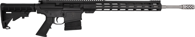 GLFA AR10 Rifle 6.5CM 20" S/S - BBL W/5R Rifling 10-SHOT Black