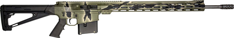 Great Lakes Firearms GL-10 GLFA AR-10 Long Action .30-06 Springfield 24in Semi-Auto Rifle - Pursuit Green Camo/SS