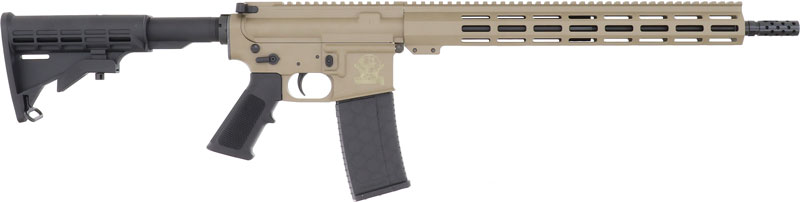 Great Lakes Firearms & Ammo GL-15 Left Hand Rifle .223 Wylde 16" Nitride Barrel (FDE)
