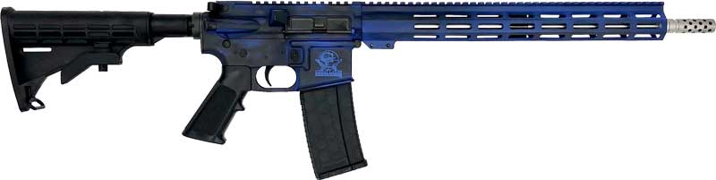Great Lakes Firearms GL-15 AR15 Battleworn .223 Wylde 16in S/S Barrel Royal Blue