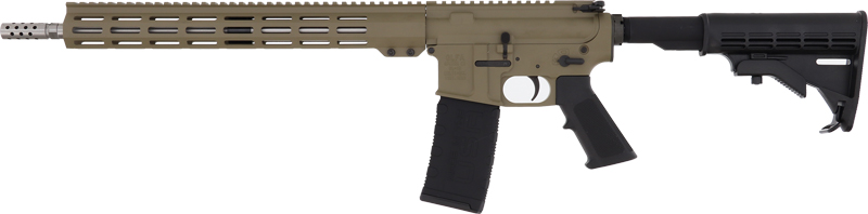 GLFA AR15 Rifle 223 Wylde - 16" S/S BBL FLAT DARK Earth