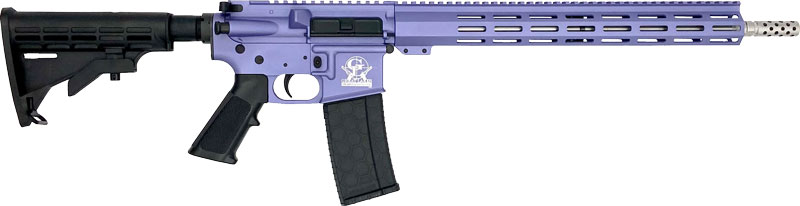 GLFA AR-15 Rifle .223 Wylde 30RD Magazine 16" Stainless Steel Barrel Wild Orchid Frame