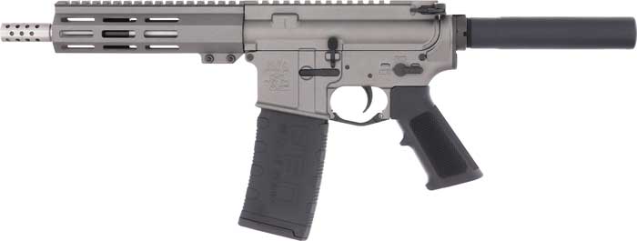 GLFA AR15 Pistol 223 Wylde - 7.5" Stainless BBL Tungsten