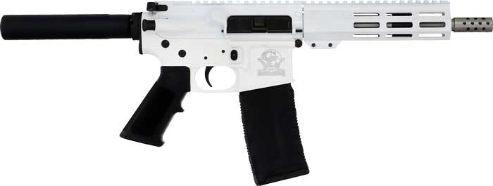 Great Lakes GL15223SSPWHT .223 Wylde AR-15 Pistol 7.5" Stainless Barrel - Great Lakes Firearms - .223 WYLDE