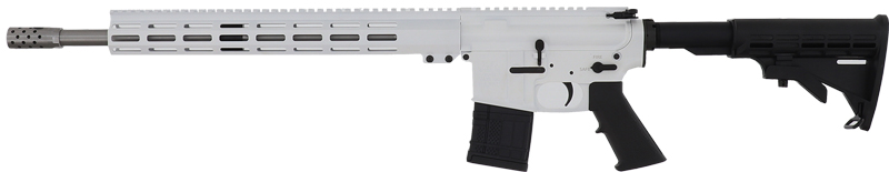 GLFA AR15 450 Bushmaster - 18" S/S BBL White