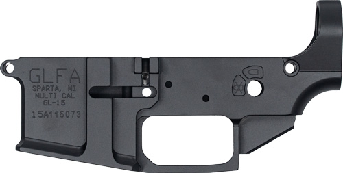 GLFA AR-15 STRIPPED LOWER RECEIVER ALUMINUM BLACK