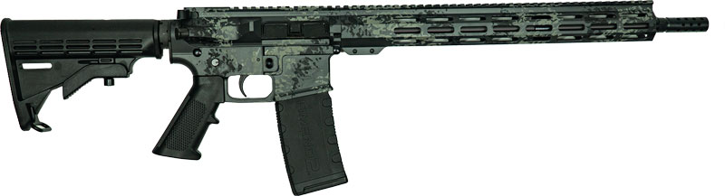 Great Lakes AR-15 Rifle .223 Wylde 30RD Magazine 16" Barrel Lichen Grey with 5 OTF 3-1/2" Blade Knives