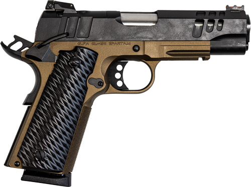 Great Lakes GLFA 1911 45ACP 4.25" Black Slide Bronze Frame GL1911-45CSS - Great Lakes Firearms - .45 ACP