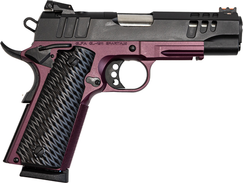 Great Lakes GLFA 1911 45ACP 4.25" Black Slide Black Cherry Frame GL1911-45CSS