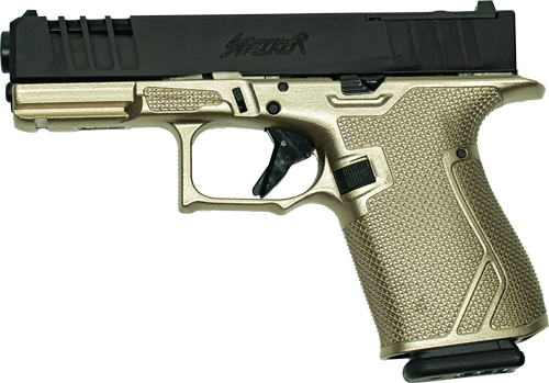 GLFA 19 Striker 9MM 4" 15 SHOT - Black Slide Platinum Frame