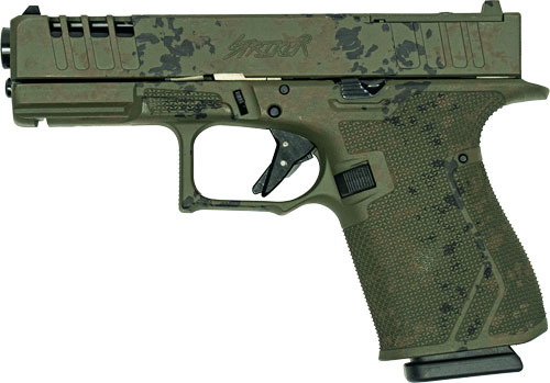 Great Lakes Firearms & Ammo GLFA 19 Striker 9mm Lichen Green Bundle (OTF Knives)
