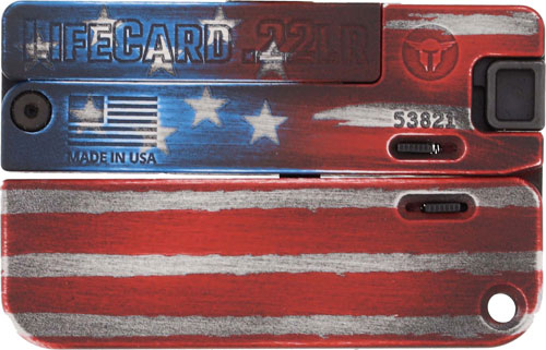 Trailblazer LC2-GBA Lifecard 22WMR Single Shot American Flag Design
