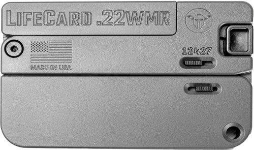 Trailblazer Firearms LifeCard Handgun LifeCard .22 WMR 2.5" 1RD Pistol, Black image 4