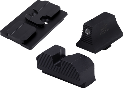 XS Sights Glock MOS Optic Mount Bundle for Glock ACRO Tritium Black