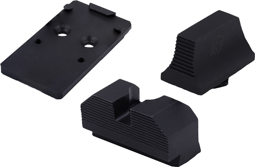 XS Sights Glock MOS Optic Mount Bundle for Glock RMR Non Tritium Black