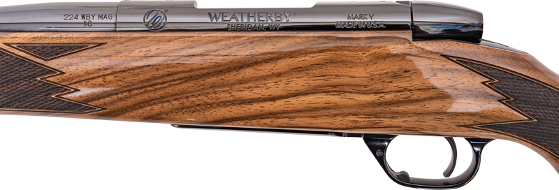 Weatherby Mark V Deluxe Varmintmaster .22 Creedmoor (24" Threaded Barrel) Walnut