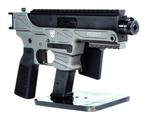 MPA30K 9MM Pistol Defende Pistol Side folding pistol tube (no brace) 4.5" barrel Threaded A2Grip Adjustable front and rear sights Side cocker