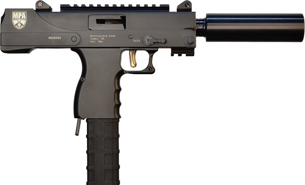 Masterpiece Arms MPA30SST 9mm Pistol 4.5" Threaded Barrel 30-Round Black - MPA - Best Price $429.99