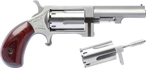 North American Arms SWC-250 Sidewinder Revolver (22 LR / 22 WMR, 2.5" Stainless)