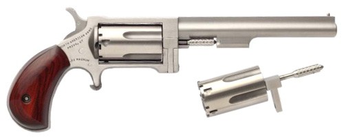 North American Arms NAA-SWC4 Sidewinder 22 Magnum/22 LR 4" Stainless 5-Shot Revolver