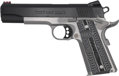 Colt Competition 1911 Handgun .45 ACP 8RD Magazine 5" Barrel Two-Tone Stainless Black