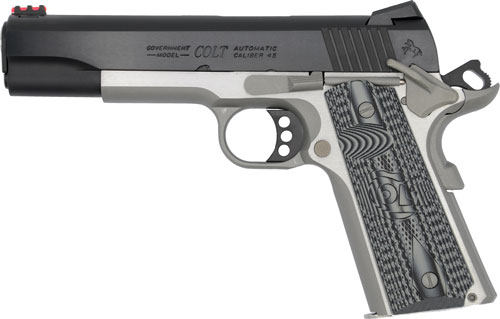 COLT Competition 45ACP 5" 8RD - TWO TONE G10 Grips