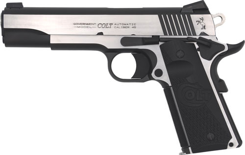 Colt Combat Elite Government Handgun .45 Auto 8RD Magazine 5" Barrel Two-Tone Finish