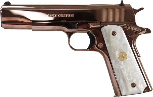 Colt 1911 Series 80 Custom Government TALO Rose Gold 38 Super 5"
