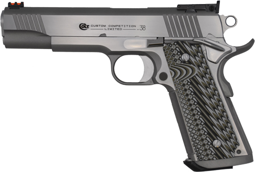 Colt Custom Competition Handgun .38 Super 9RD Magazine 5" Barrel Stainless Finish