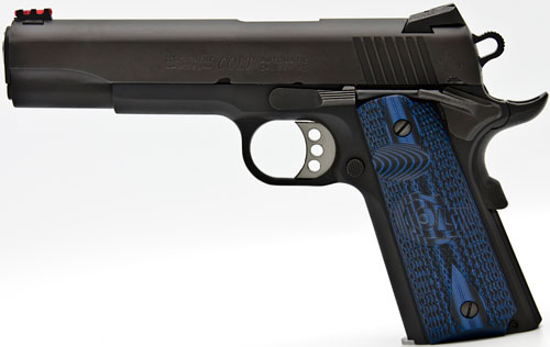 COLT COMPETITION 45ACP 5in. 8RD - BLUED BLUE G10 GRIPS-img-0