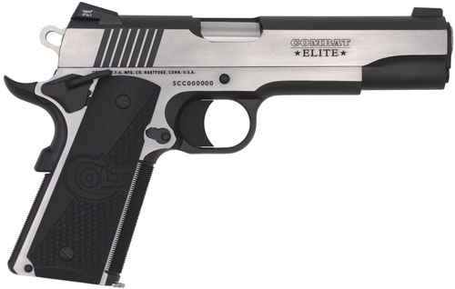 Colt Combat Elite Commander Handgun 9MM Luger 8RD Magazine 4.25" Barrel Two-Tone Finish