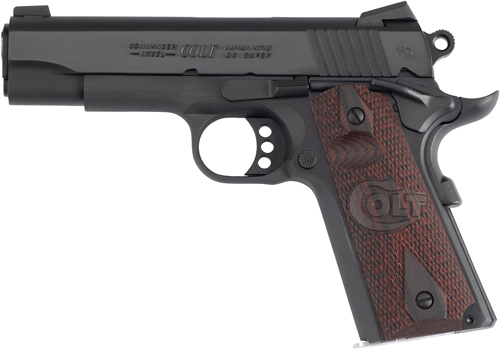Colt Combat Commander .38 Super 4.25" Blued (G10 Grips)