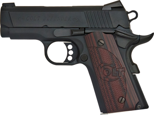 Colt Defender Handgun .45 Auto 7RD Magazine 3" Barrel Anodize\blued Finish