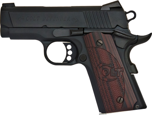 Colt Defender Handgun 9MM Luger 8RD Magazine 3" Barrel Anodize\blued Finish
