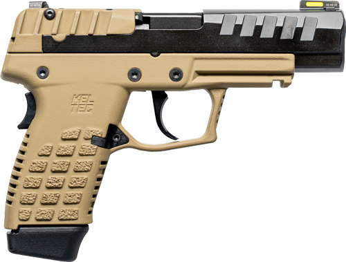 KEL-TEC P15 9mm Luger 4in 15rd Striker-Fired Semi-Auto Handgun (P15TAN) - Kel-Tec - 9MM