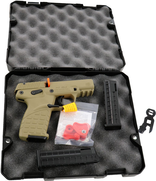 Kel-Tec P17 Handgun .22 LR 16RD Magazine 3.93" Threaded Barrel Tan Frame