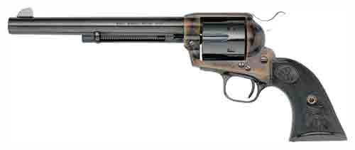 Colt SA Army Handgun .45 Colt 6RD Capacity 7.5" Barrel Colored Case Blued