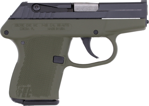 KelTec P32B Pistol Blued Slide Green Grip 7RD - Kel-Tec - Best Price $279.99