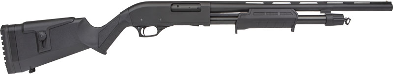 ROCK Island PUMP 12GA 3" - 18.5"vr ADJ Stock Black