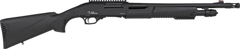 IVER Johnson PUMP 12GA 3" 18" - Muzzle Brake Blued Synthetic