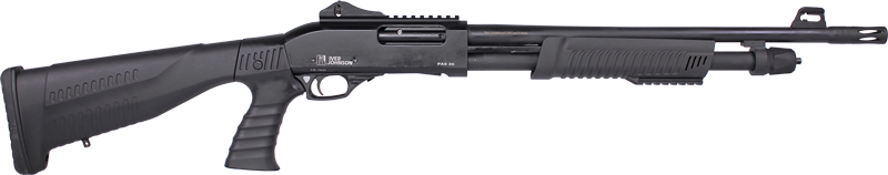 Iver Johnson PAS20 PG-R/C 20 Gauge Pump Shotgun 18" Barrel 4rd Black