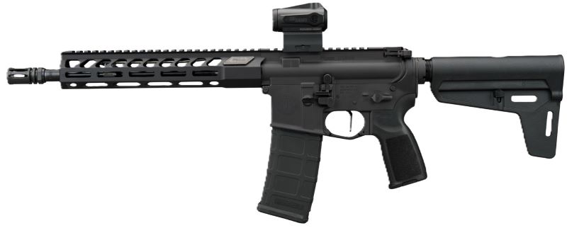 SIG Sauer M400 Forge Black Pistol 5.56 NATO 30RD Magazine 11.5" Barrel Romeo-MSR Gen II Adjustable Stock M-LOK Handguard