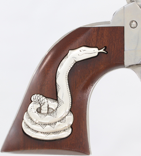 Pietta PP400WSSI01 Cimarron Revolver 357 4.75" Polished Steel Walnut - Cimarron - 357 for sale at TheGunDock