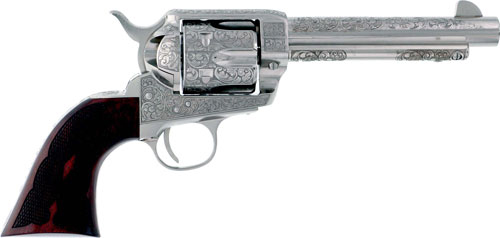 CIMARRON Frontier .357 5.5in 6rd Ni Cody Wild West Revolver (PP401LNBB)
