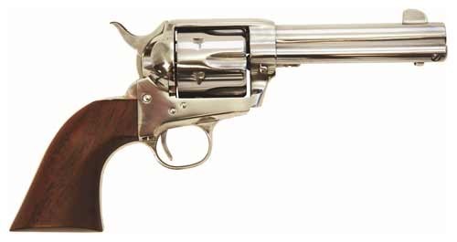 Frontier Stainless PreWar 45 Colt 4.75" Walnut Grip Rev - Cimarron - 45LC