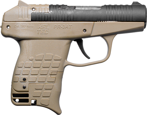 Kel-Tec PR3AT Handgun .380 Auto 13RD Capacity 2.85" Barrel Tan Large Grip