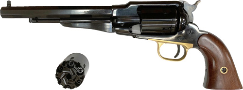 Cimarron Preacher 1858 Dual Cylinder Handgun .45 LC 6RD Capacity 8" Barrel