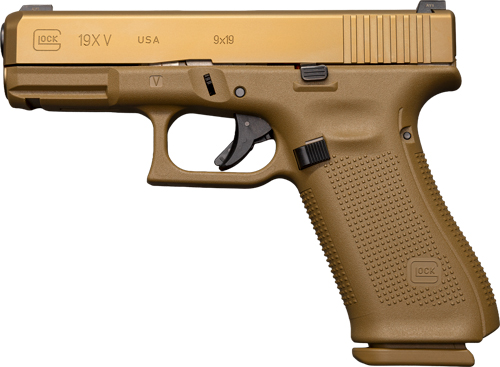 GLOCK 19X V 9mm Striker-Fired Pistol (Coyote Brown)