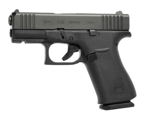 GLOCK 43X 9mm Pistol (3.41 in, Front Rail, 15rd)